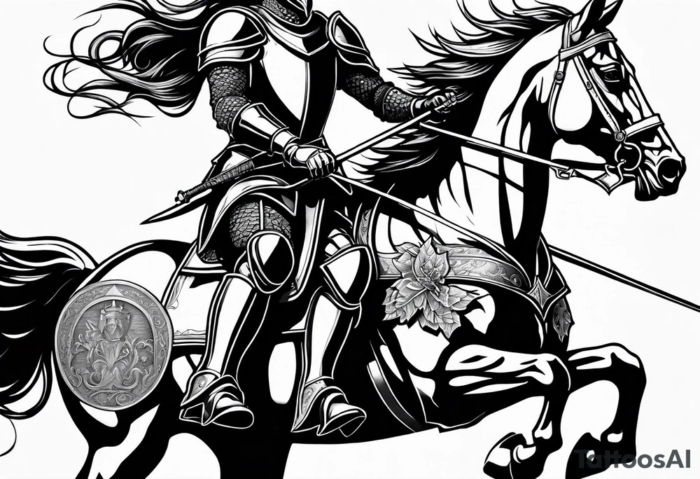 knight tattoo idea