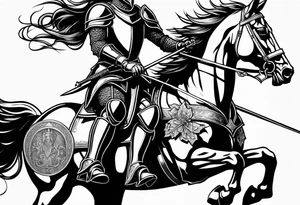 knight tattoo idea