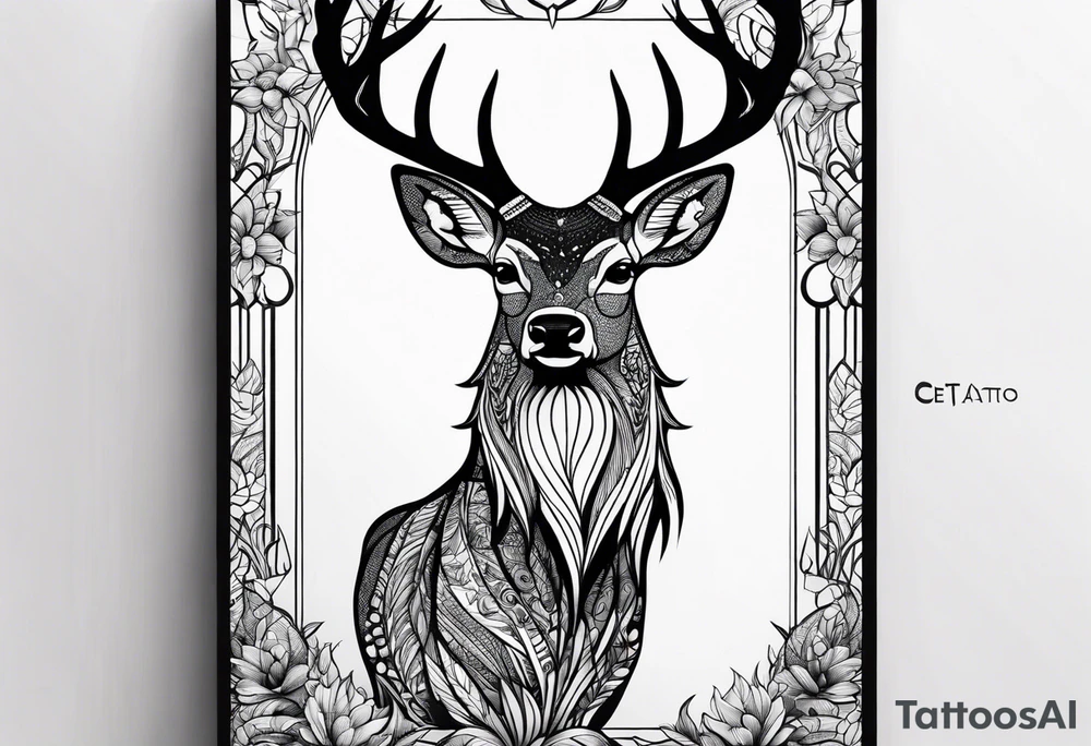 Cerf tattoo idea