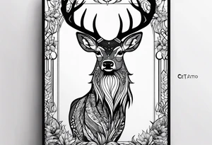 Cerf tattoo idea