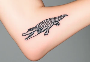 crocodile tattoo idea