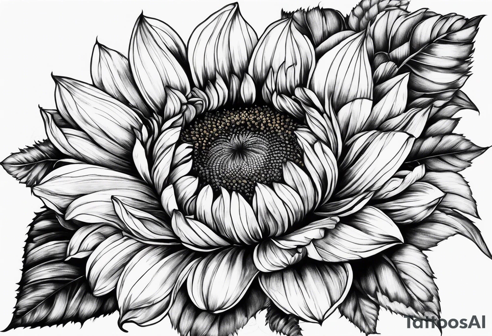 Tournesol,  Fleur roses , Caméra, wave, palmier tattoo idea