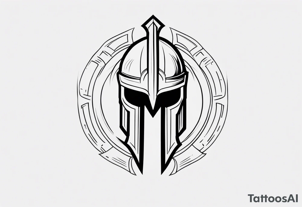 Ancient spartan symbol tattoo tattoo idea