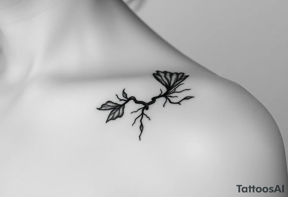 Can you design me a tattoo that represents a woman whose life has been shattered by broken trust, infidelitty, and alcoholism. But everyday she’s working at putting the pieces back together and is held together by her son, and hope for the future tattoo idea