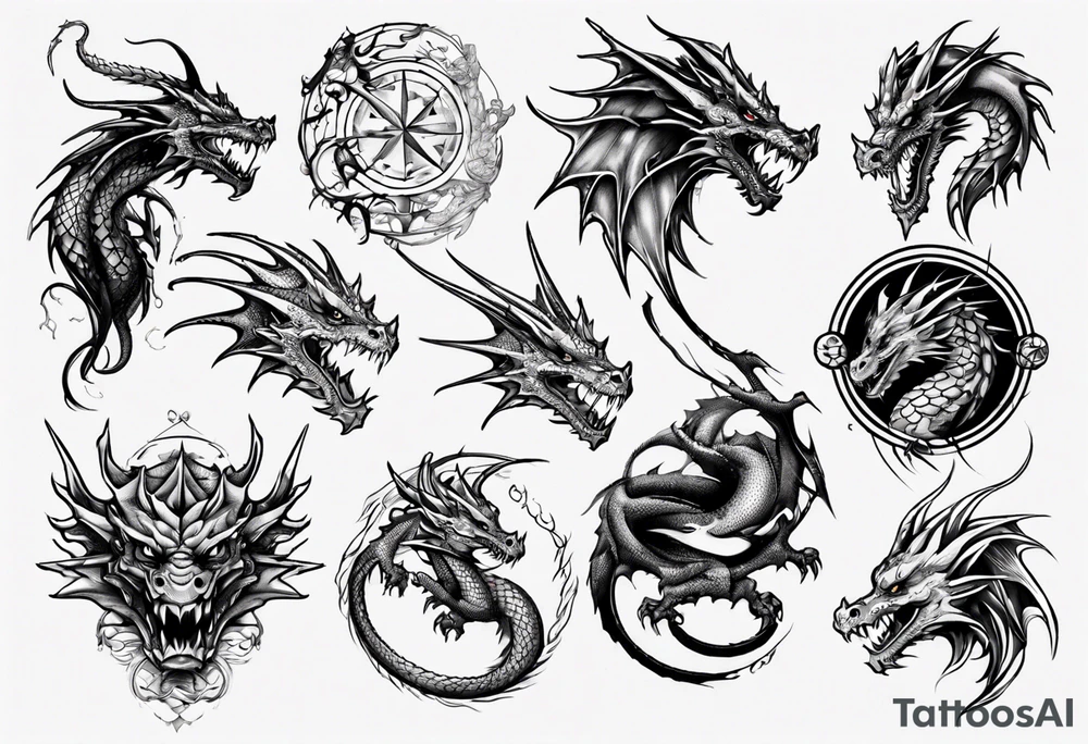 dragon tattoo tattoo idea