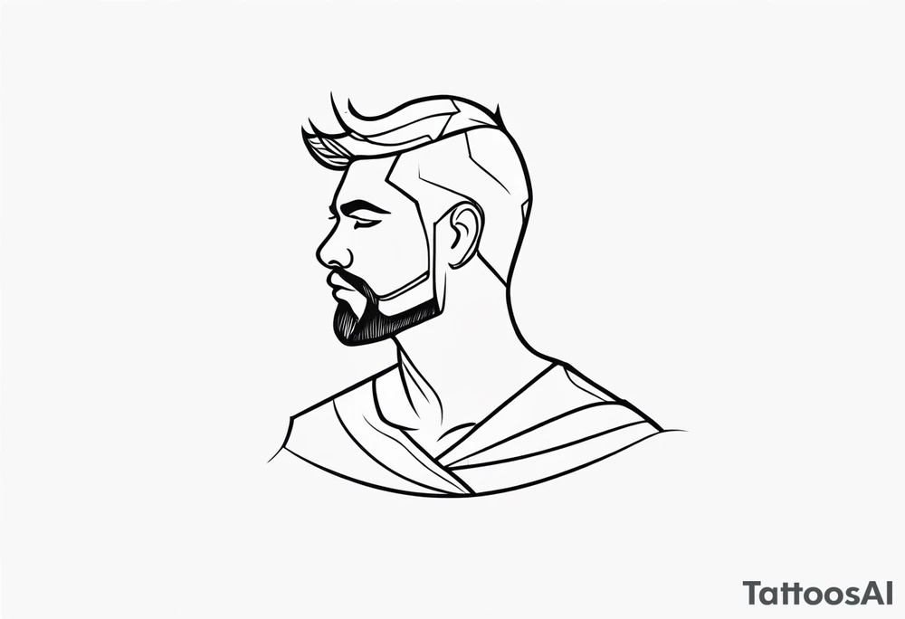 man penis tattoo idea