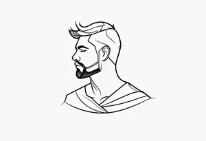man penis tattoo idea