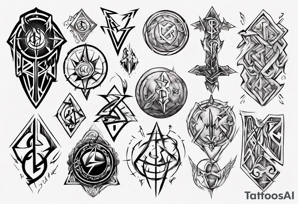 Power runes tattoo idea