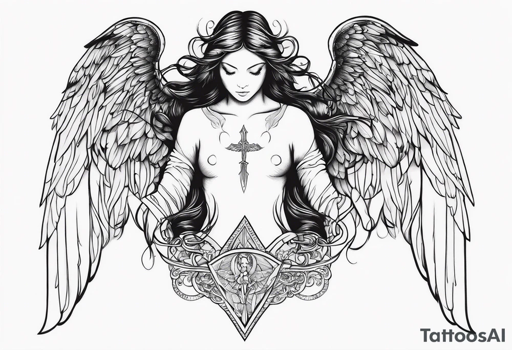 Seraphim angel tattoo idea