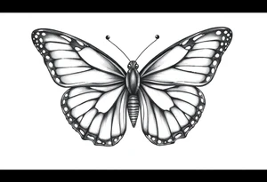 butterfly tattoo idea