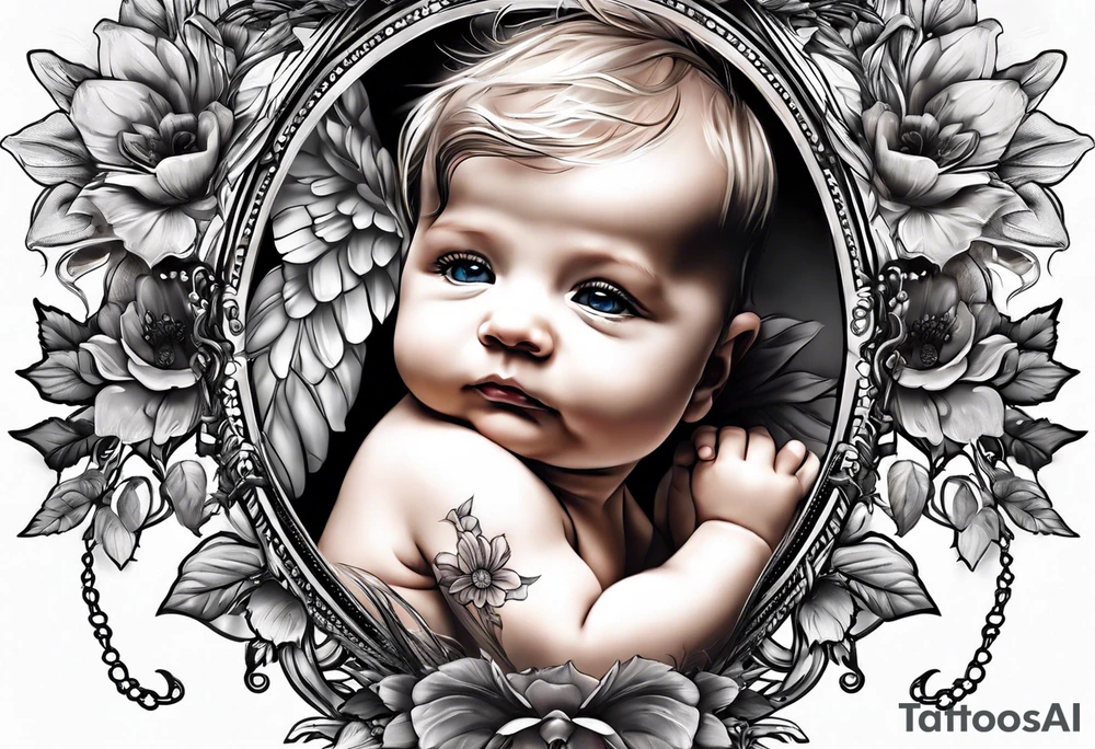 infant loss memorial tattoo for twins tattoo idea