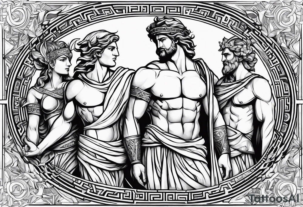 Greek gods tattoo idea