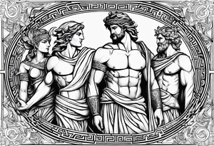 Greek gods tattoo idea