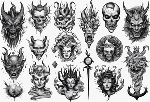 Inner demons tattoo idea