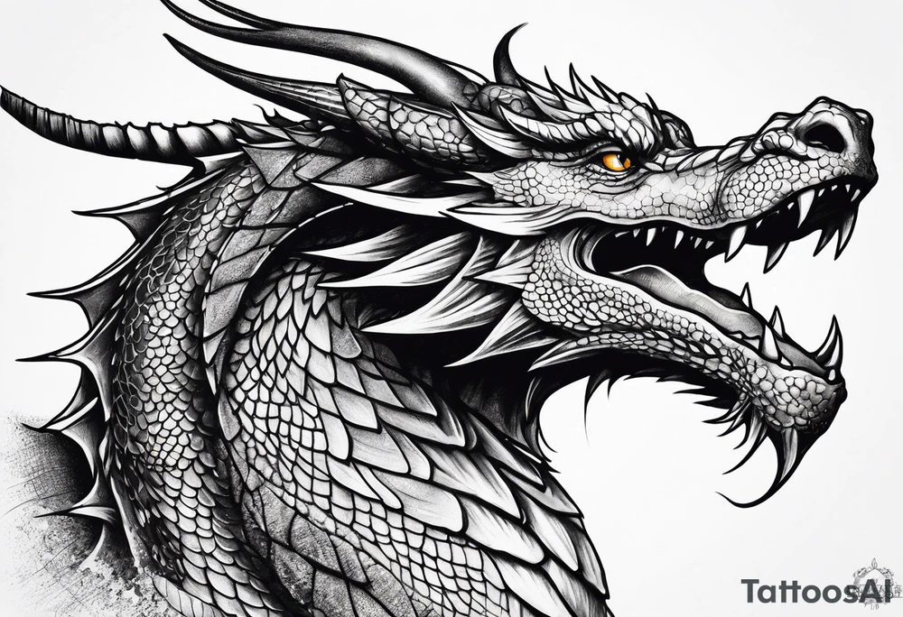 Dragon tattoo idea