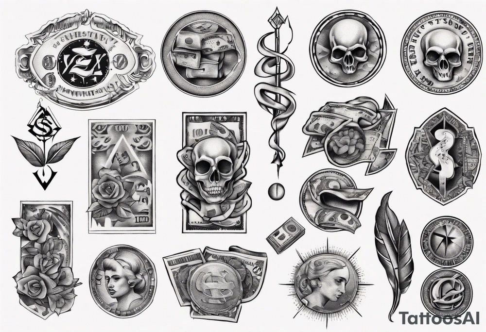 Money tattoo idea