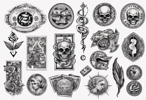 Money tattoo idea