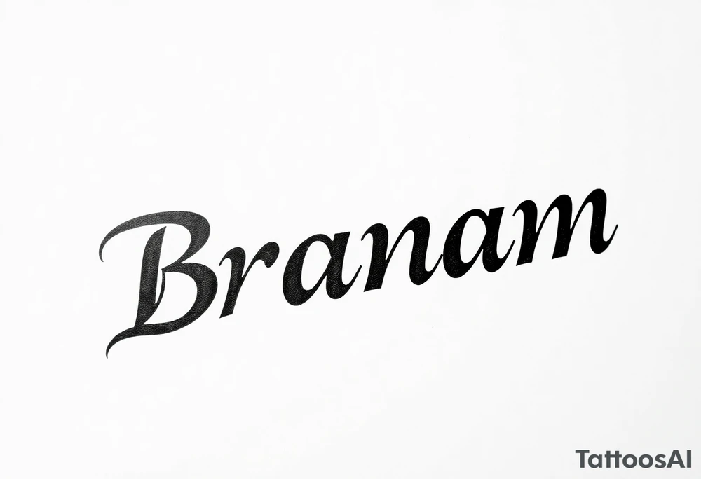 Branam tattoo idea