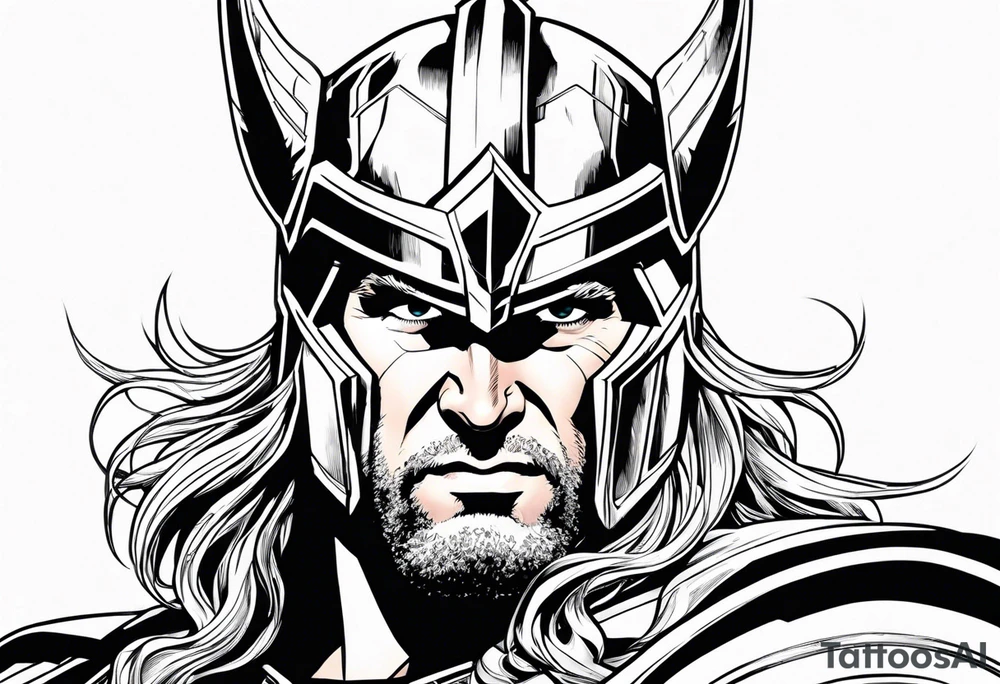 The Mighty Thor from the 1980's comics tattoo idea