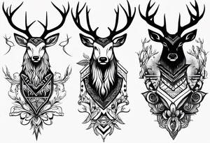 Cerf eiktirnir tattoo idea