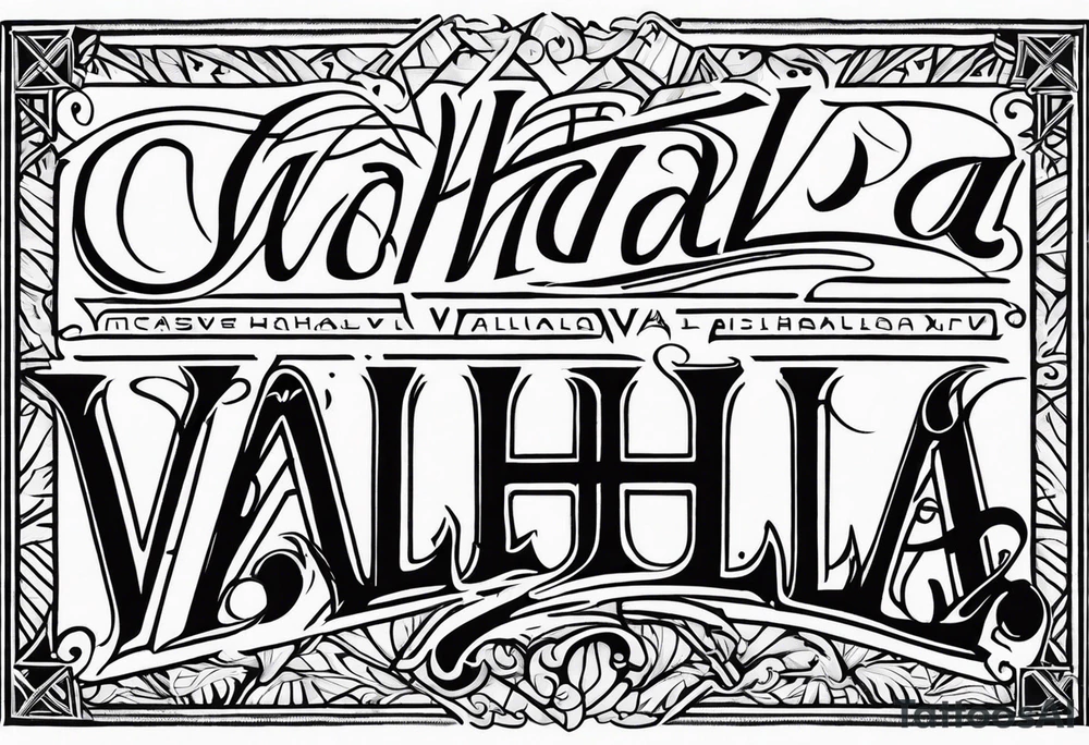 Valhalla tattoo idea