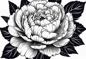 Peonies tattoo idea