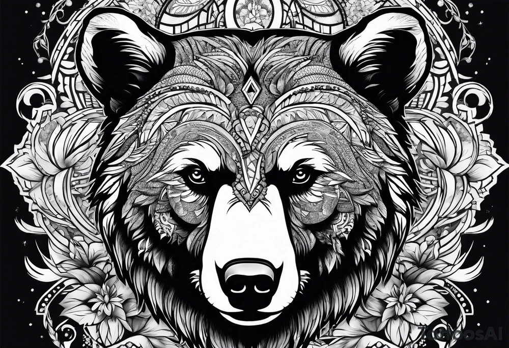 A bear tattoo idea