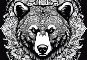 A bear tattoo idea