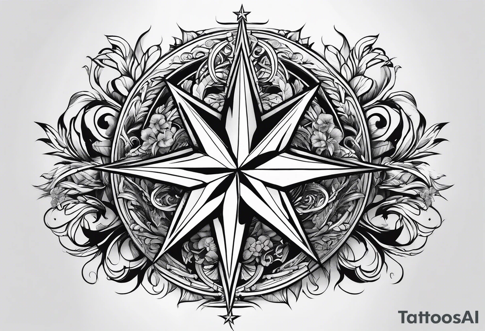 star tattoo idea