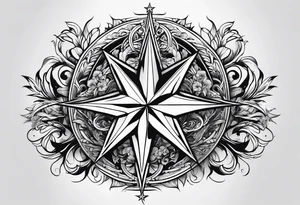 star tattoo idea