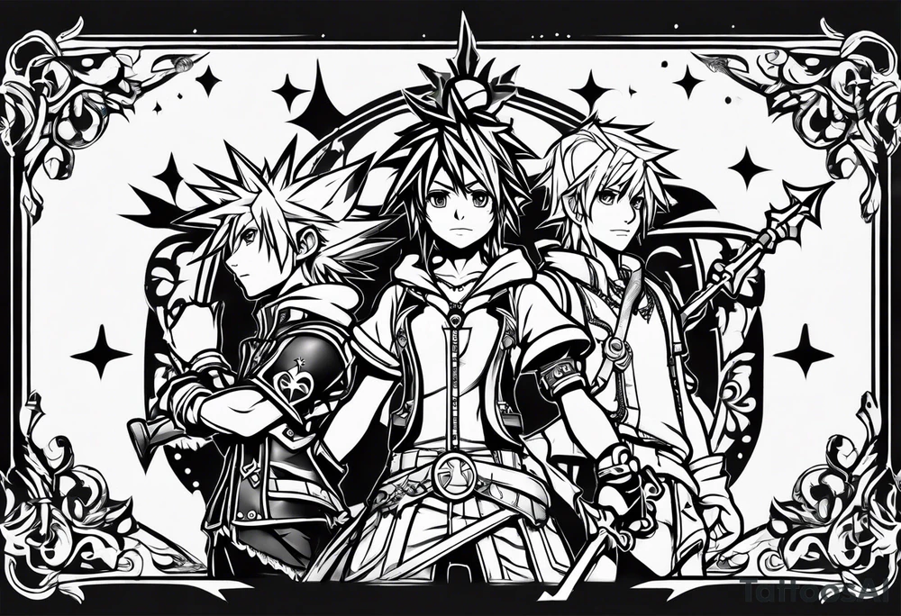 Kingdom hearts tattoo idea