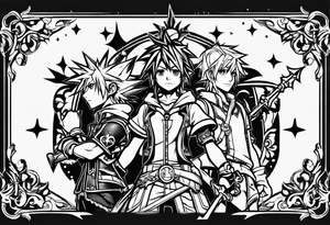 Kingdom hearts tattoo idea