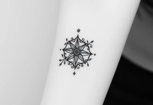 Capricorn starsign  10x10 cm 

Flowers or stars tattoo idea