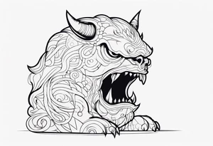 Monster within tattoo idea