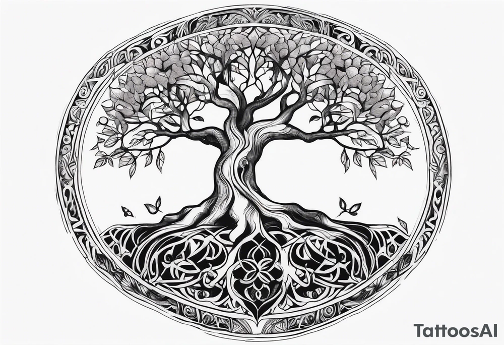 tree of life tattoo idea