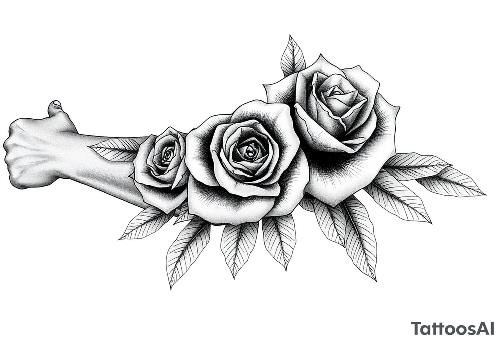 roses tattoo idea