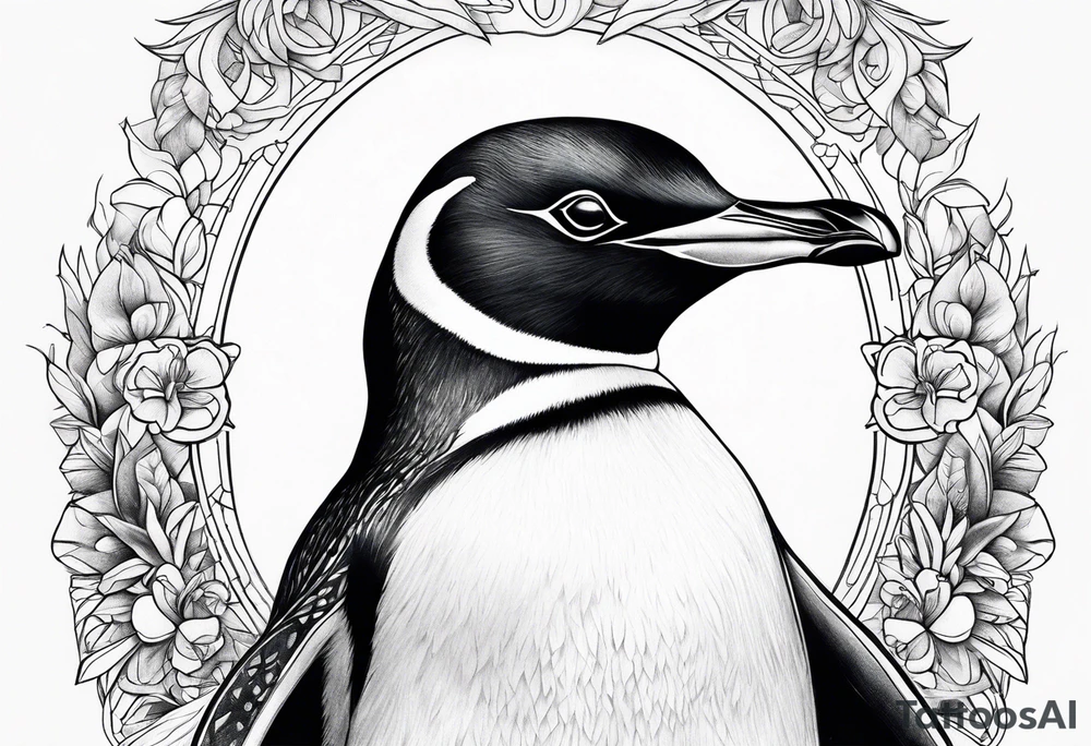 Penguin tattoo idea