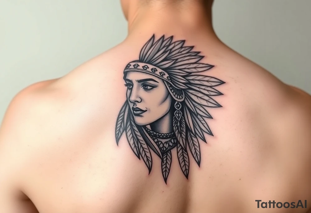 anishinaabe woman tattoo idea