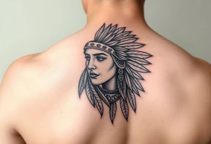 anishinaabe woman tattoo idea