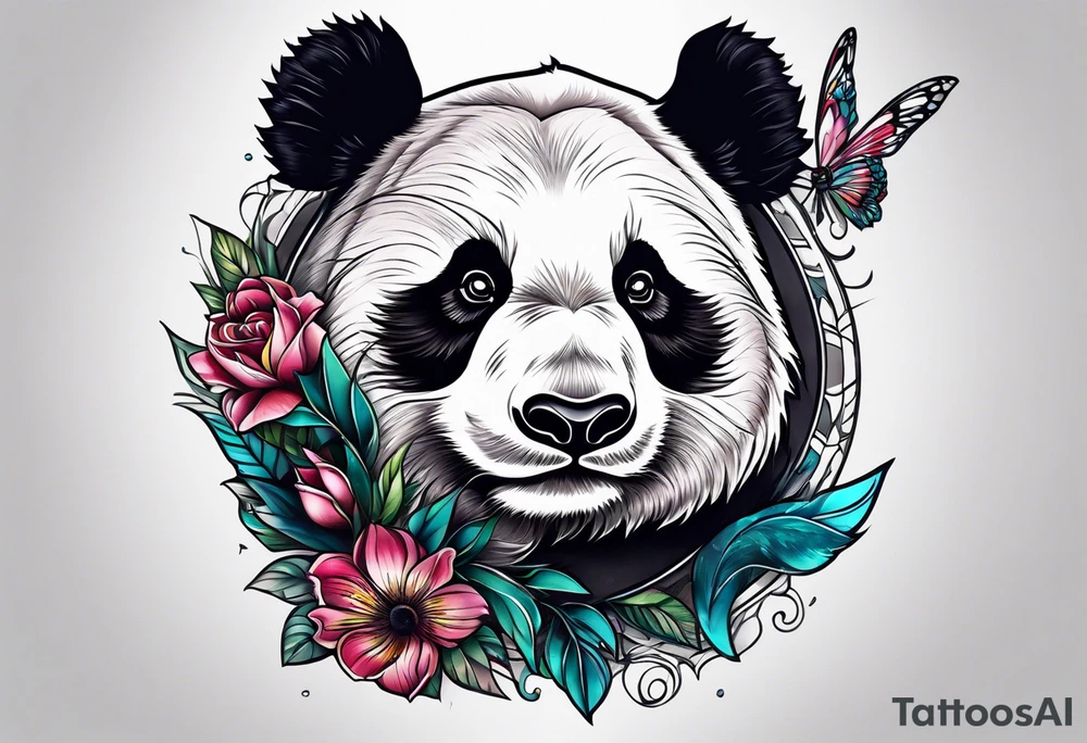 panda tattoo idea