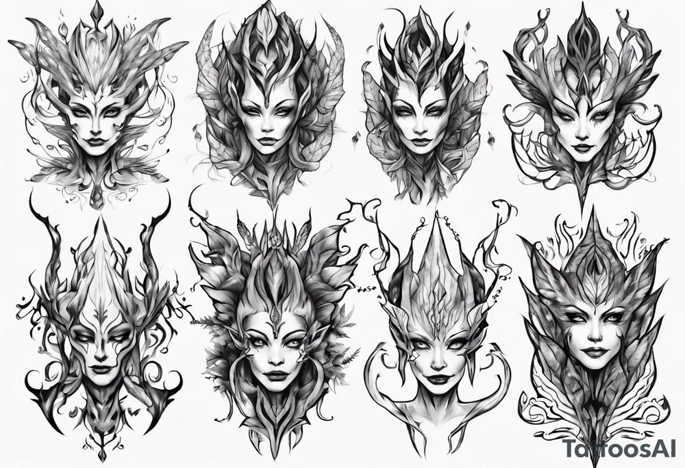 Sylvari tattoo idea