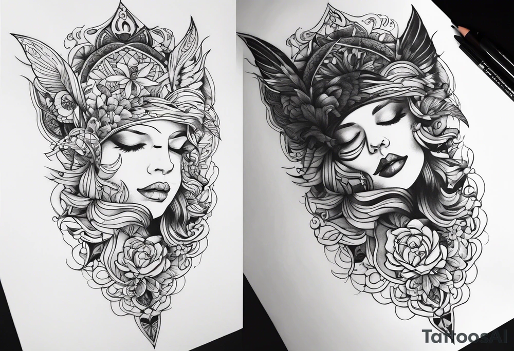 Schöne Zukunft nicht zurück schauen
Männlich tattoo idea
