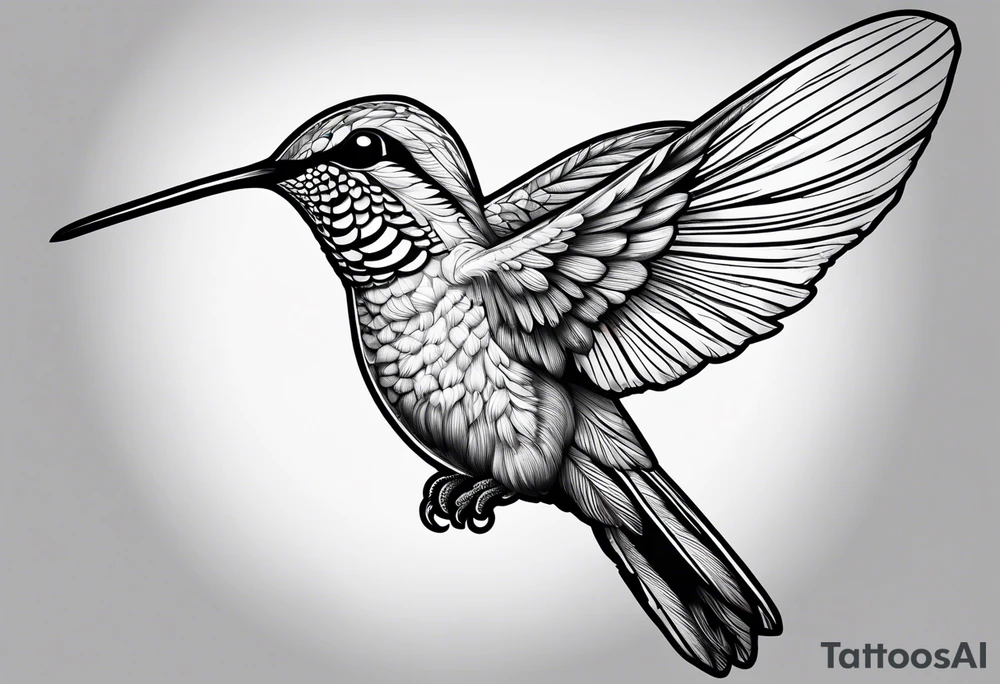 humming bird
on bicep tattoo idea