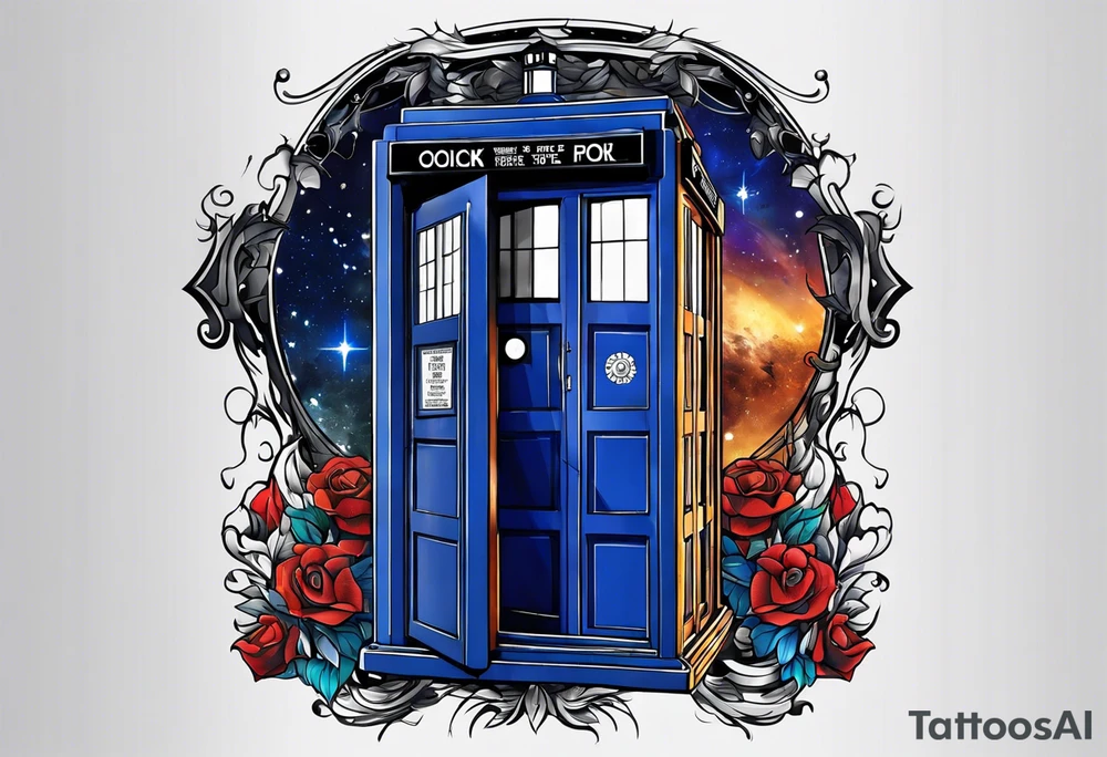 Only the tardis. Nothing more, nothing less. tattoo idea