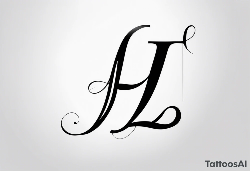 the letter L tattoo idea