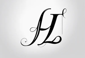 the letter L tattoo idea