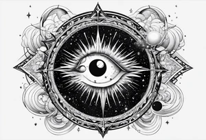 A hole in the space-time membrane tattoo idea