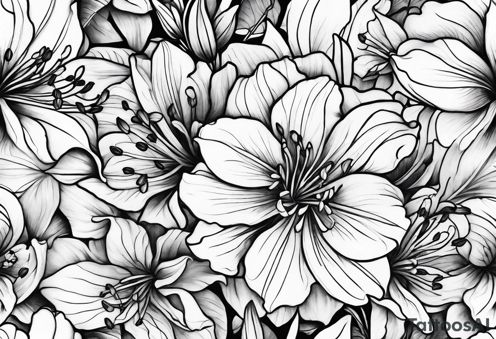 Azaleas tattoo idea