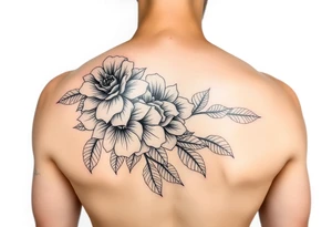 floral woman arm sleeve tattoo idea