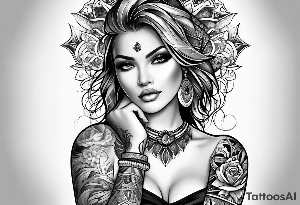 Photography 
Half sleeve design tattoo idea